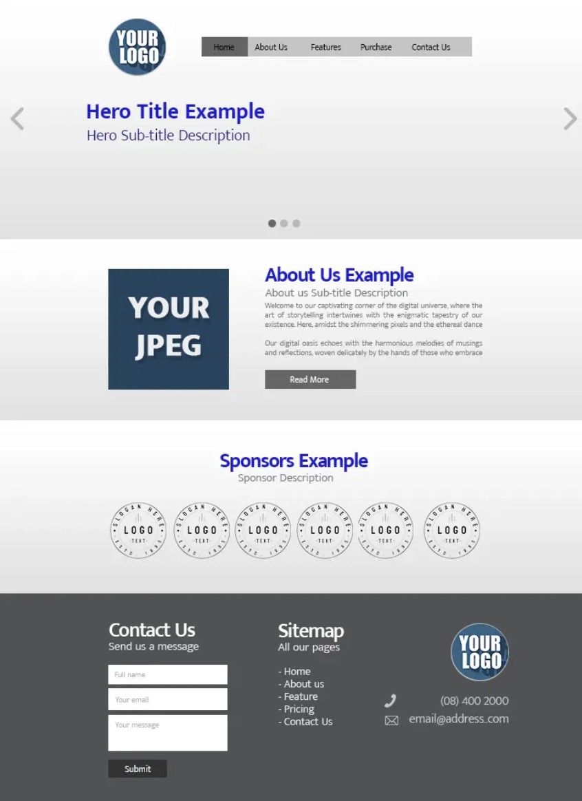 Design home page